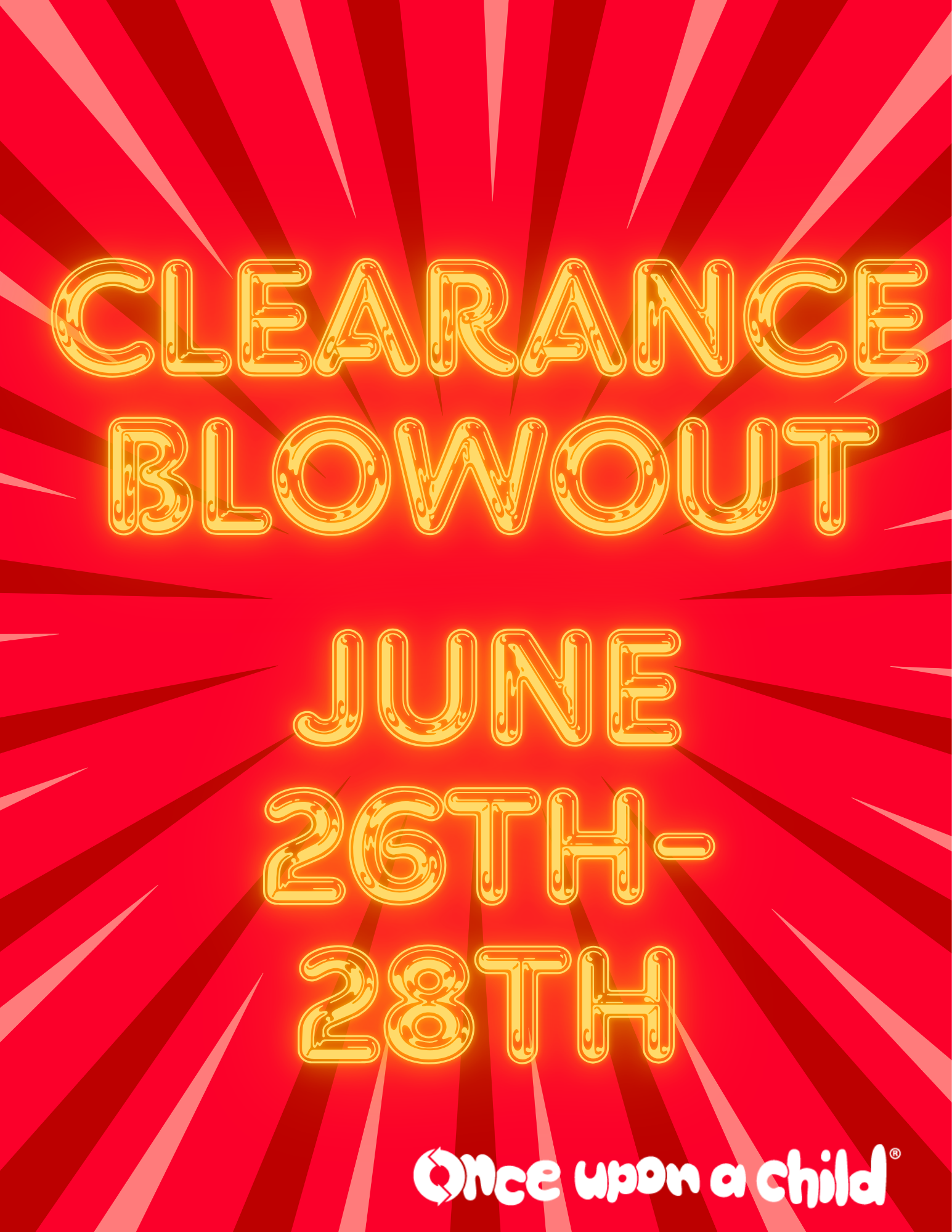 Clearance blowout